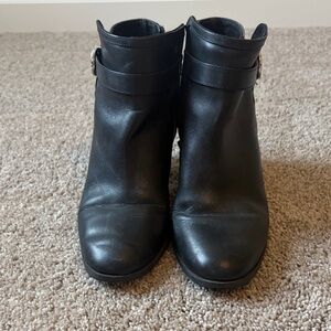 Essex Lane Black Ankle Booties